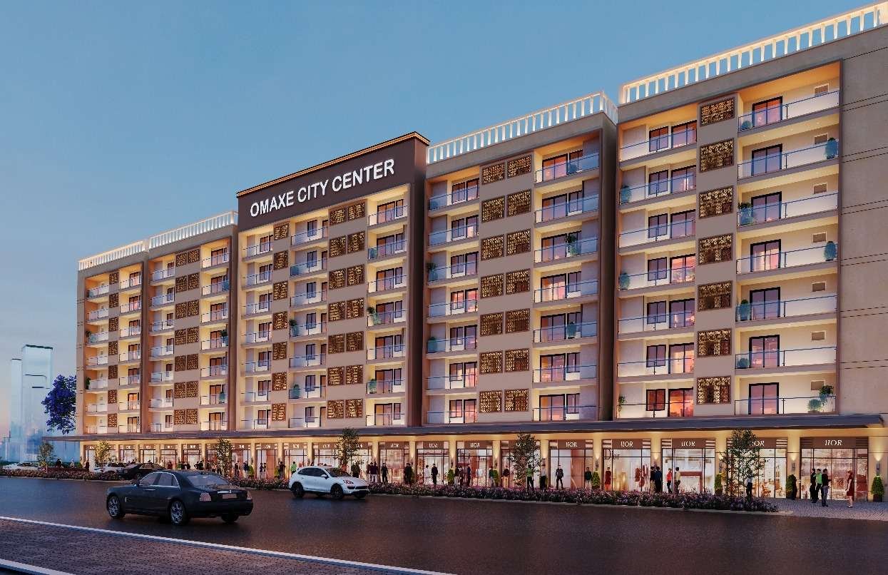 Sky Building Super Corridor — modern commercial building elevation